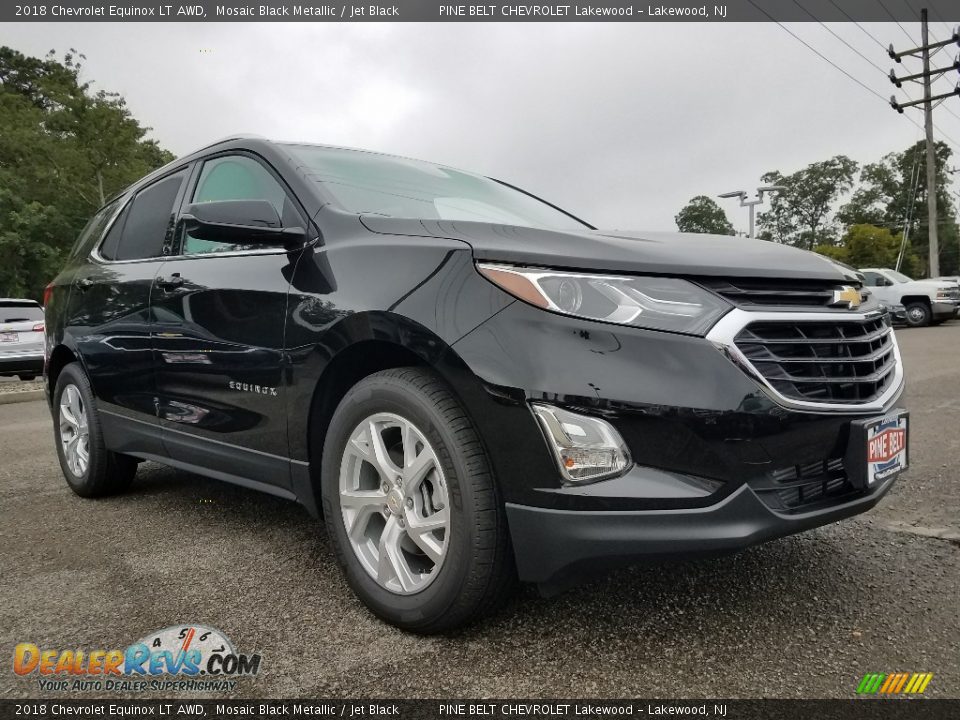 2018 Chevrolet Equinox LT AWD Mosaic Black Metallic / Jet Black Photo #1
