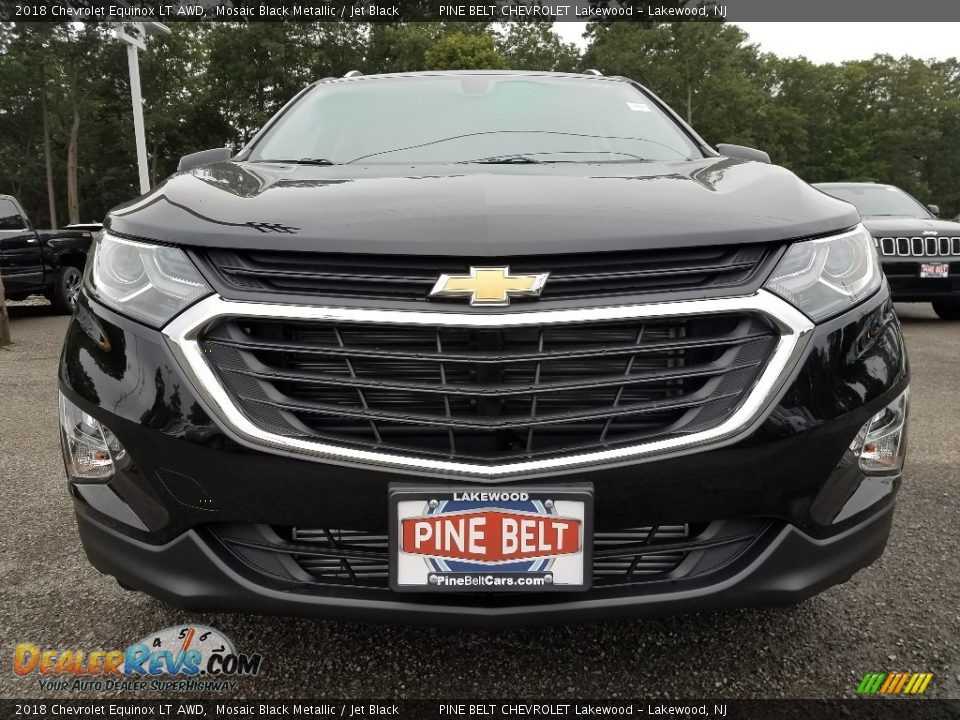 2018 Chevrolet Equinox LT AWD Mosaic Black Metallic / Jet Black Photo #2
