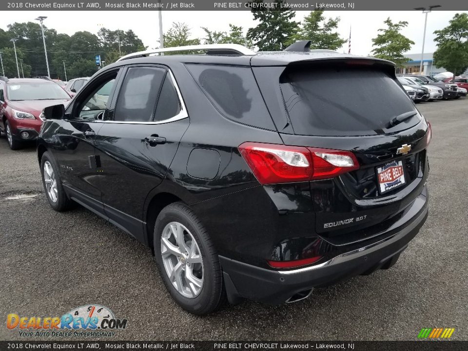 2018 Chevrolet Equinox LT AWD Mosaic Black Metallic / Jet Black Photo #4