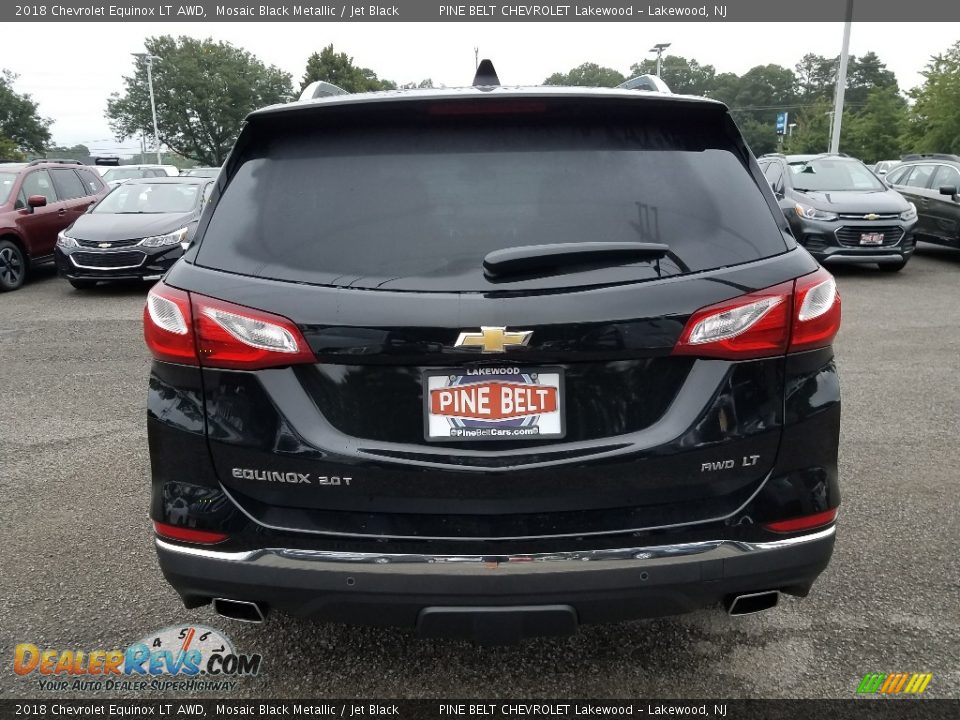 2018 Chevrolet Equinox LT AWD Mosaic Black Metallic / Jet Black Photo #5