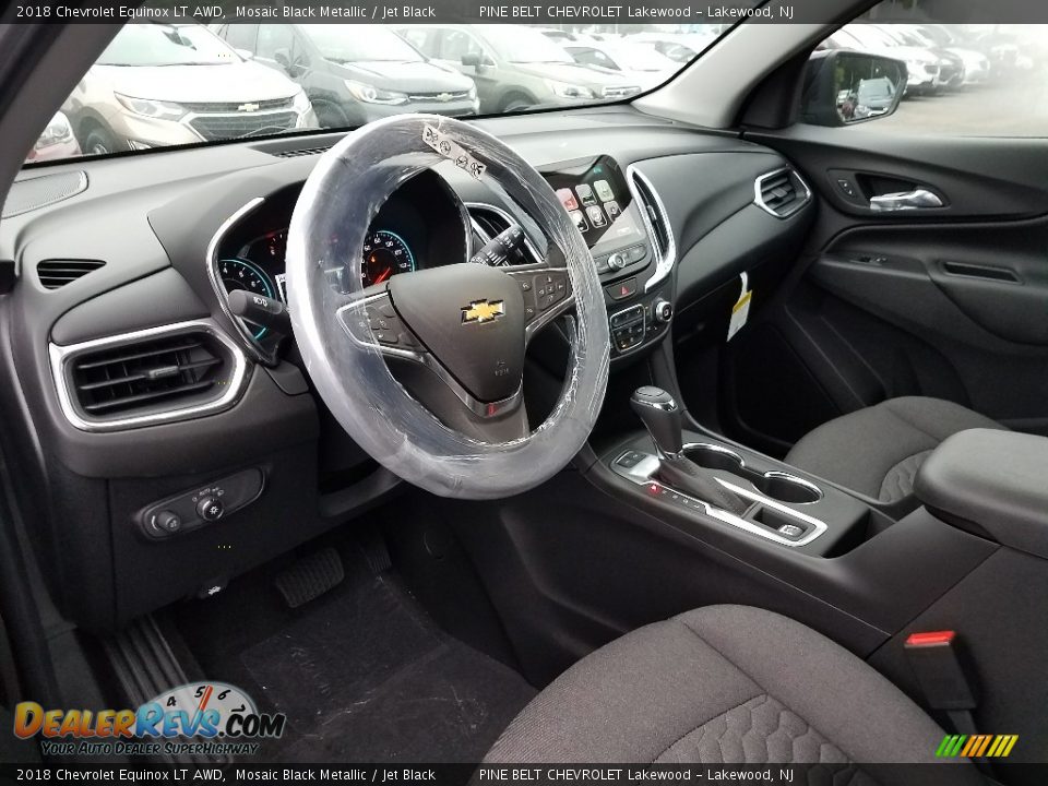 2018 Chevrolet Equinox LT AWD Mosaic Black Metallic / Jet Black Photo #7