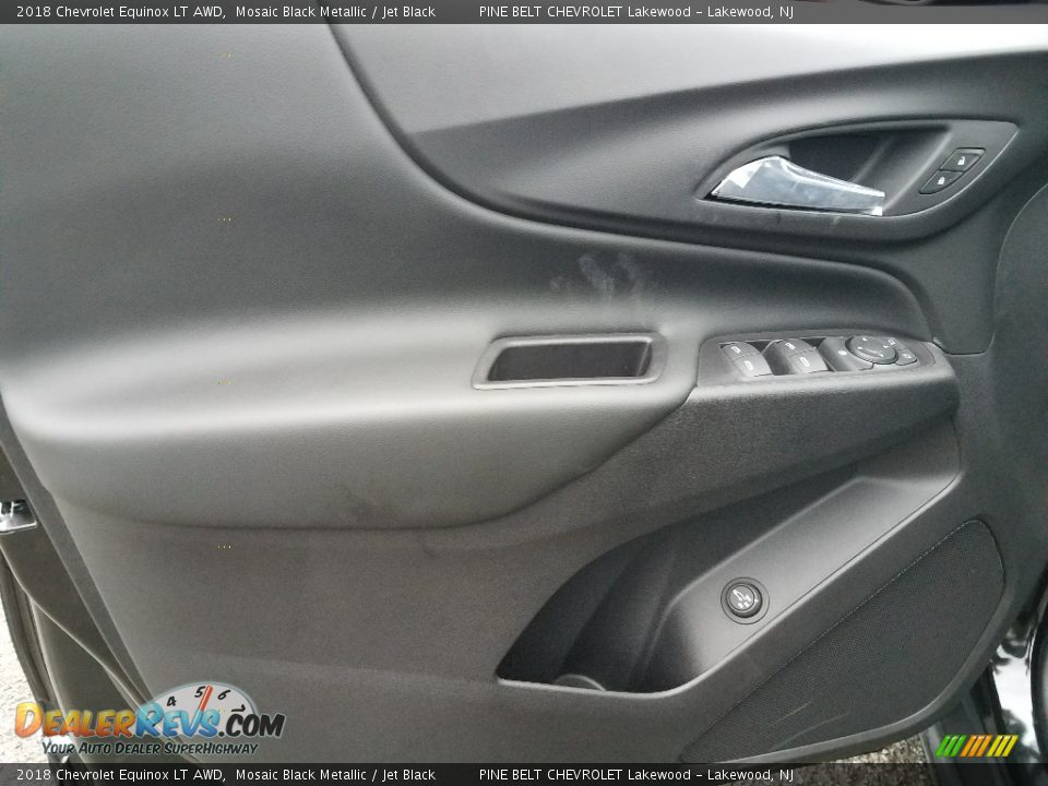2018 Chevrolet Equinox LT AWD Mosaic Black Metallic / Jet Black Photo #8