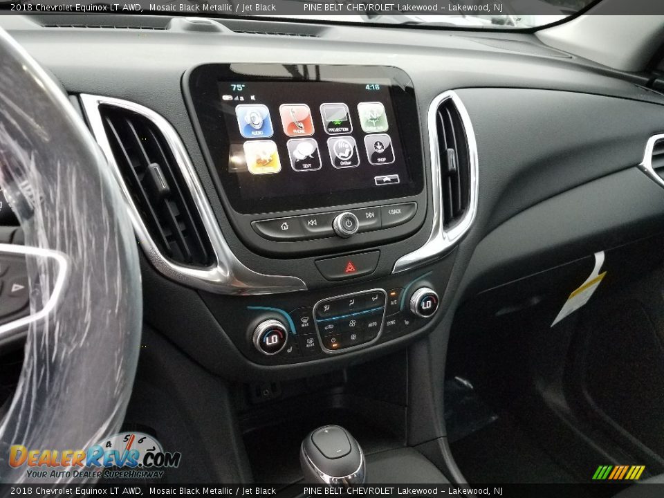2018 Chevrolet Equinox LT AWD Mosaic Black Metallic / Jet Black Photo #10