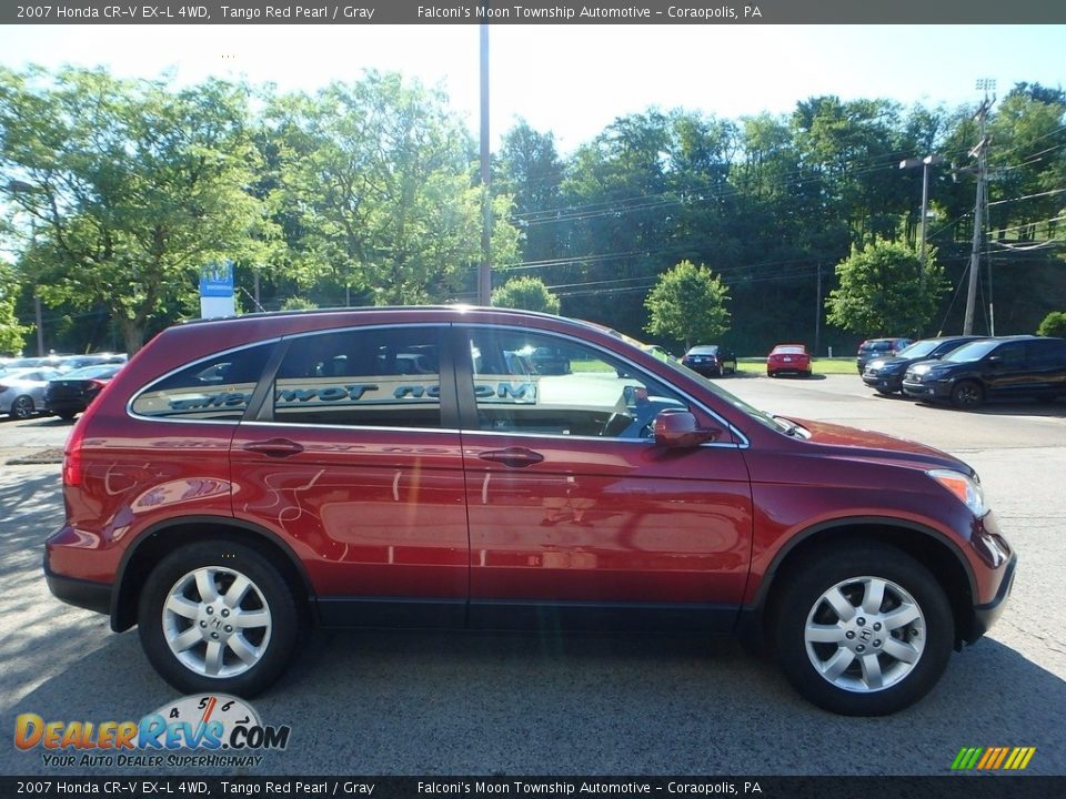 2007 Honda CR-V EX-L 4WD Tango Red Pearl / Gray Photo #7