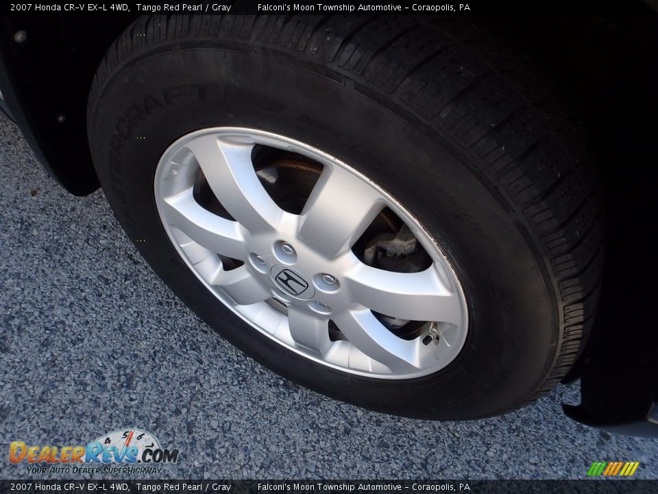 2007 Honda CR-V EX-L 4WD Tango Red Pearl / Gray Photo #10