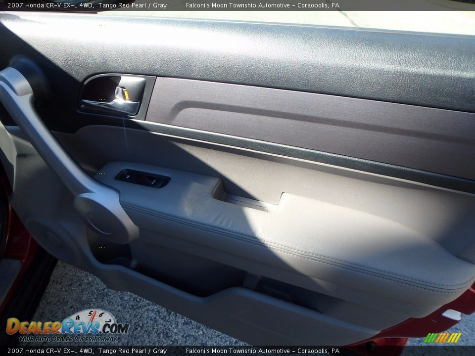 2007 Honda CR-V EX-L 4WD Tango Red Pearl / Gray Photo #13