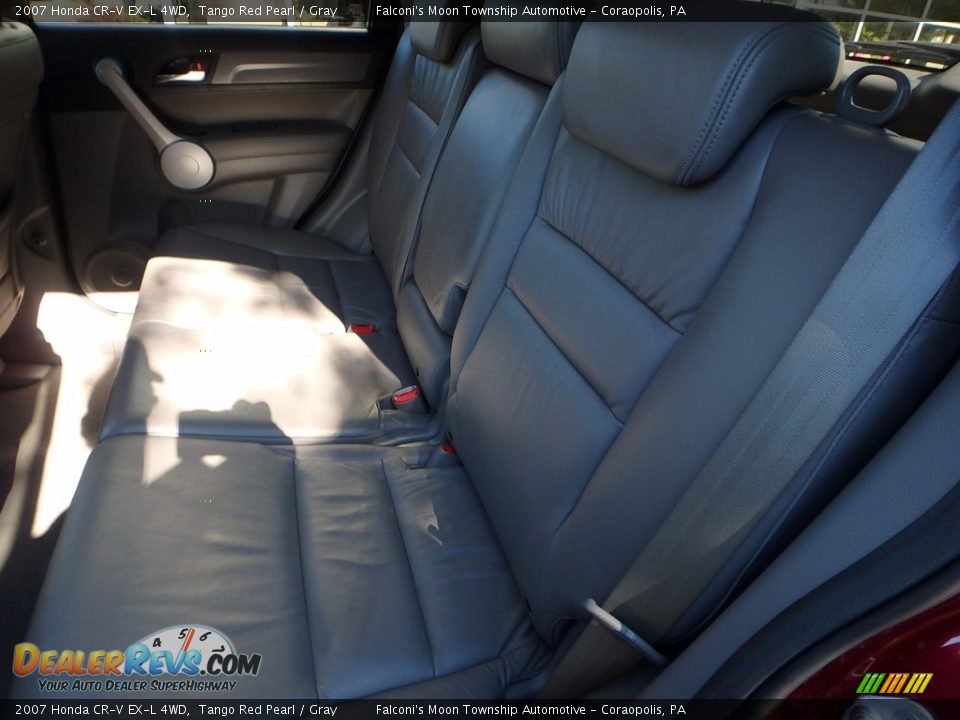 2007 Honda CR-V EX-L 4WD Tango Red Pearl / Gray Photo #17