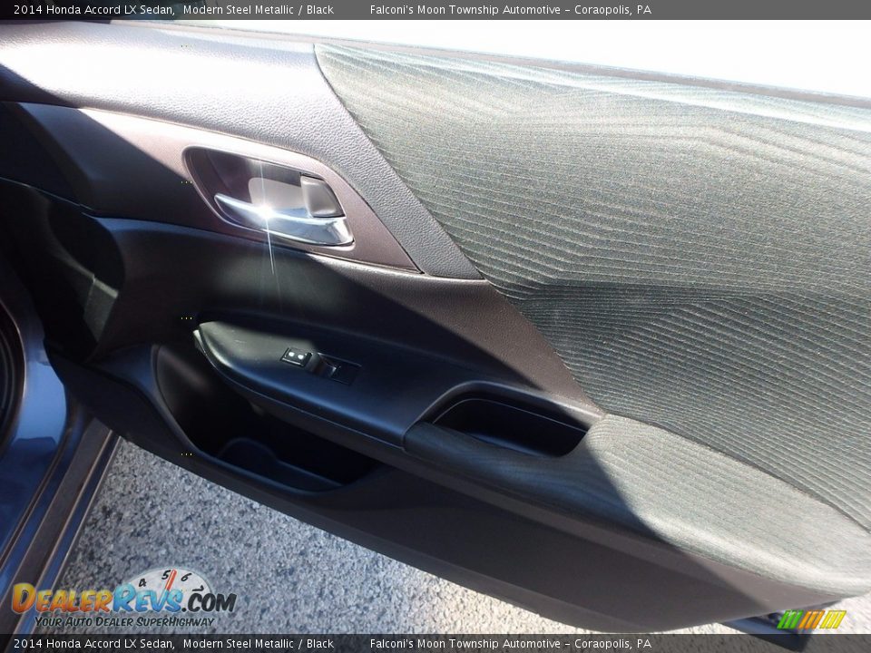 2014 Honda Accord LX Sedan Modern Steel Metallic / Black Photo #12