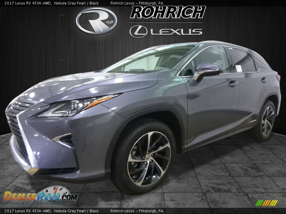 2017 Lexus RX 450h AWD Nebula Gray Pearl / Black Photo #4