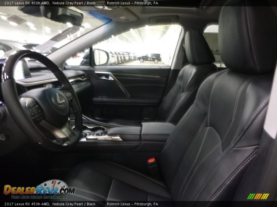 2017 Lexus RX 450h AWD Nebula Gray Pearl / Black Photo #6