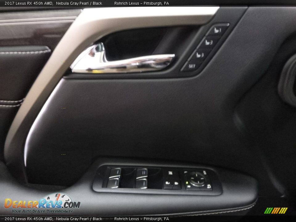 2017 Lexus RX 450h AWD Nebula Gray Pearl / Black Photo #9