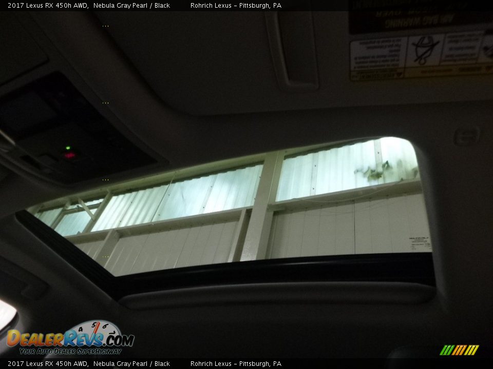 2017 Lexus RX 450h AWD Nebula Gray Pearl / Black Photo #11
