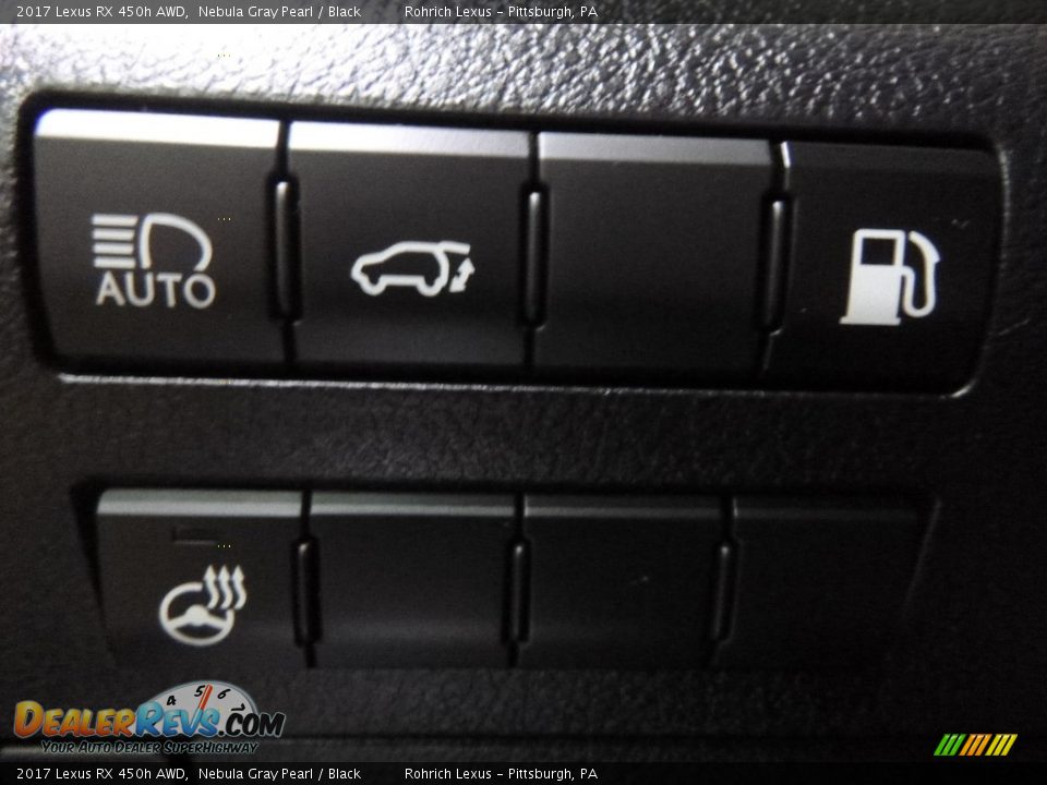 2017 Lexus RX 450h AWD Nebula Gray Pearl / Black Photo #14