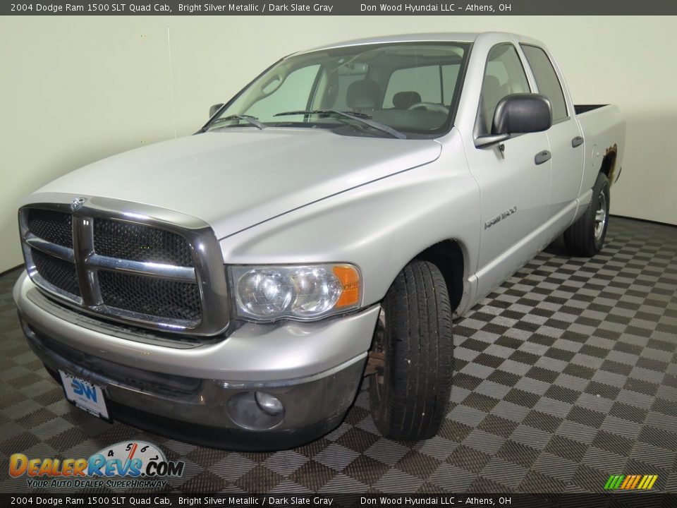 2004 Dodge Ram 1500 SLT Quad Cab Bright Silver Metallic / Dark Slate Gray Photo #5