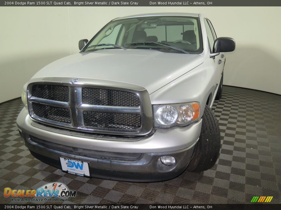 2004 Dodge Ram 1500 SLT Quad Cab Bright Silver Metallic / Dark Slate Gray Photo #6