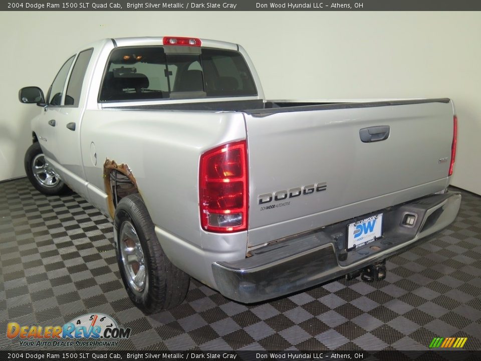 2004 Dodge Ram 1500 SLT Quad Cab Bright Silver Metallic / Dark Slate Gray Photo #7