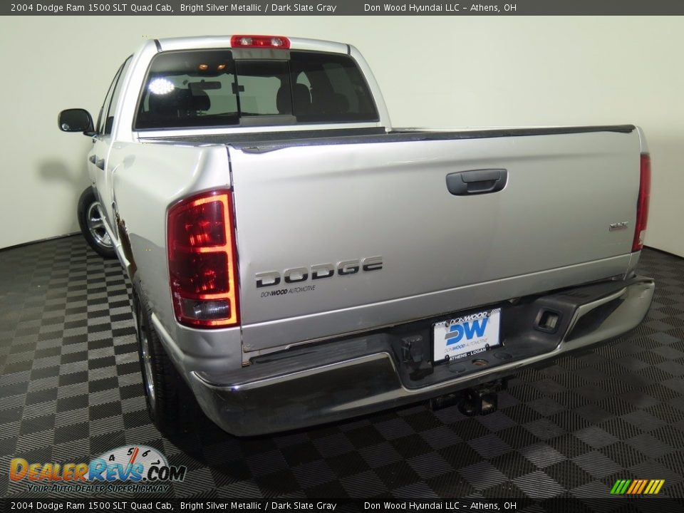 2004 Dodge Ram 1500 SLT Quad Cab Bright Silver Metallic / Dark Slate Gray Photo #8