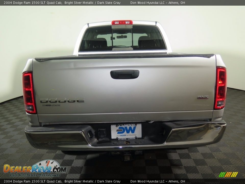 2004 Dodge Ram 1500 SLT Quad Cab Bright Silver Metallic / Dark Slate Gray Photo #9