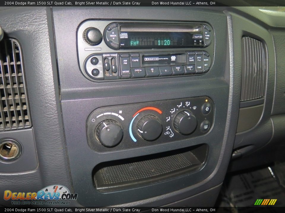 2004 Dodge Ram 1500 SLT Quad Cab Bright Silver Metallic / Dark Slate Gray Photo #15