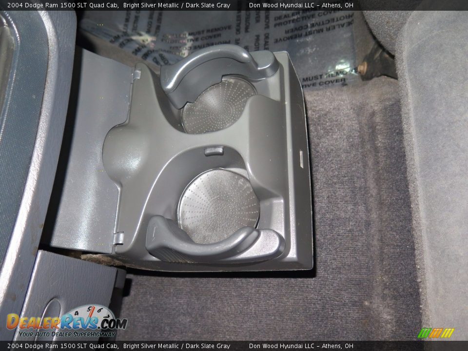2004 Dodge Ram 1500 SLT Quad Cab Bright Silver Metallic / Dark Slate Gray Photo #16