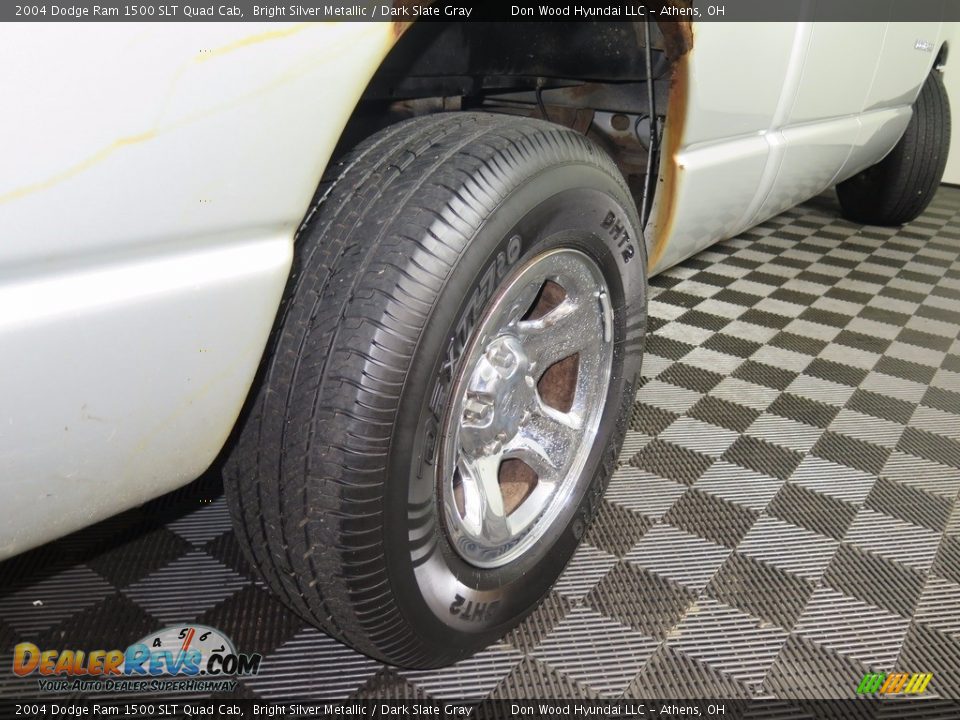 2004 Dodge Ram 1500 SLT Quad Cab Bright Silver Metallic / Dark Slate Gray Photo #19