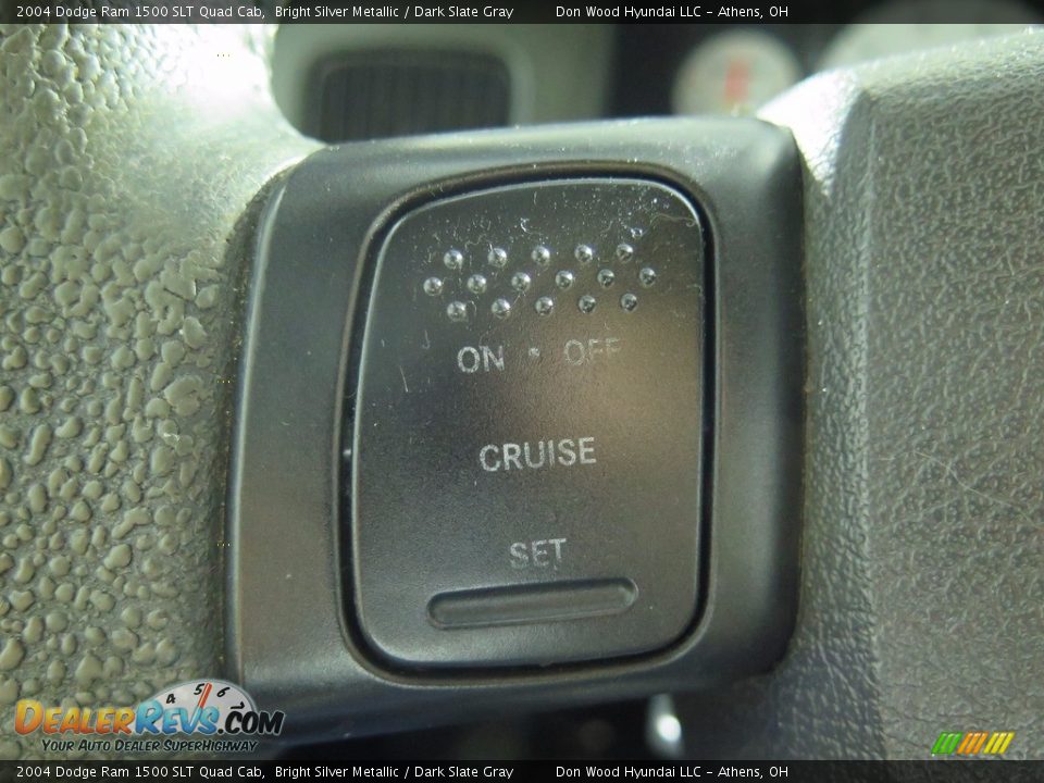 2004 Dodge Ram 1500 SLT Quad Cab Bright Silver Metallic / Dark Slate Gray Photo #25