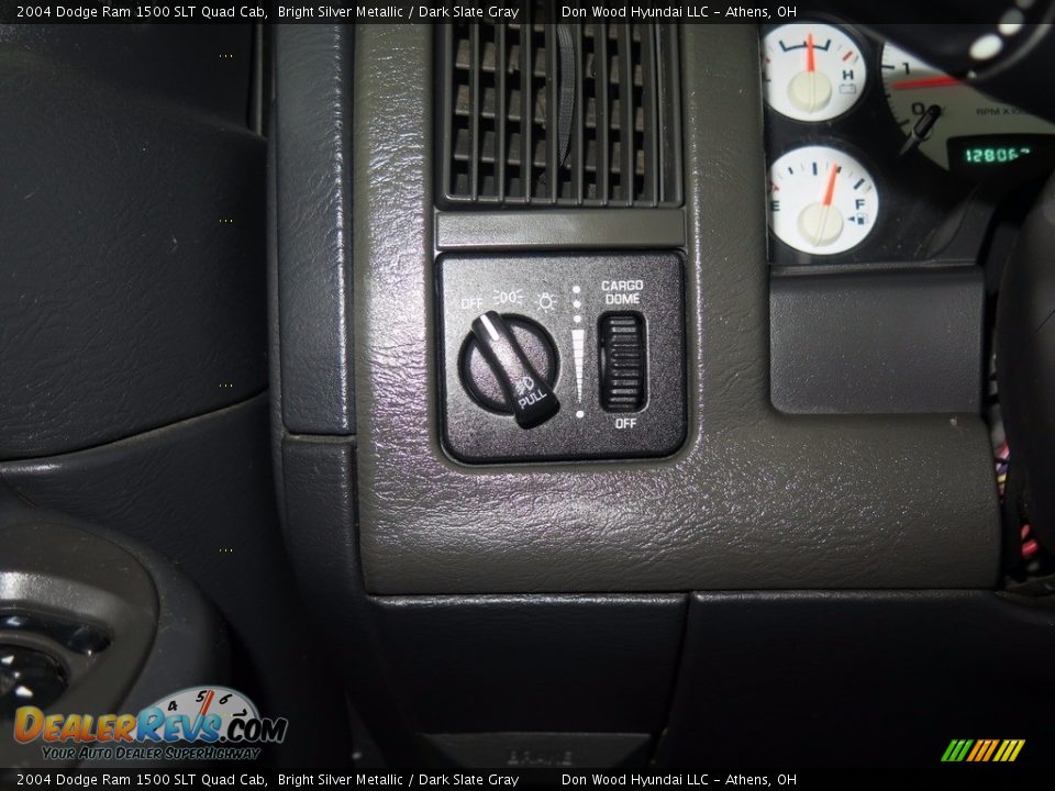 2004 Dodge Ram 1500 SLT Quad Cab Bright Silver Metallic / Dark Slate Gray Photo #29