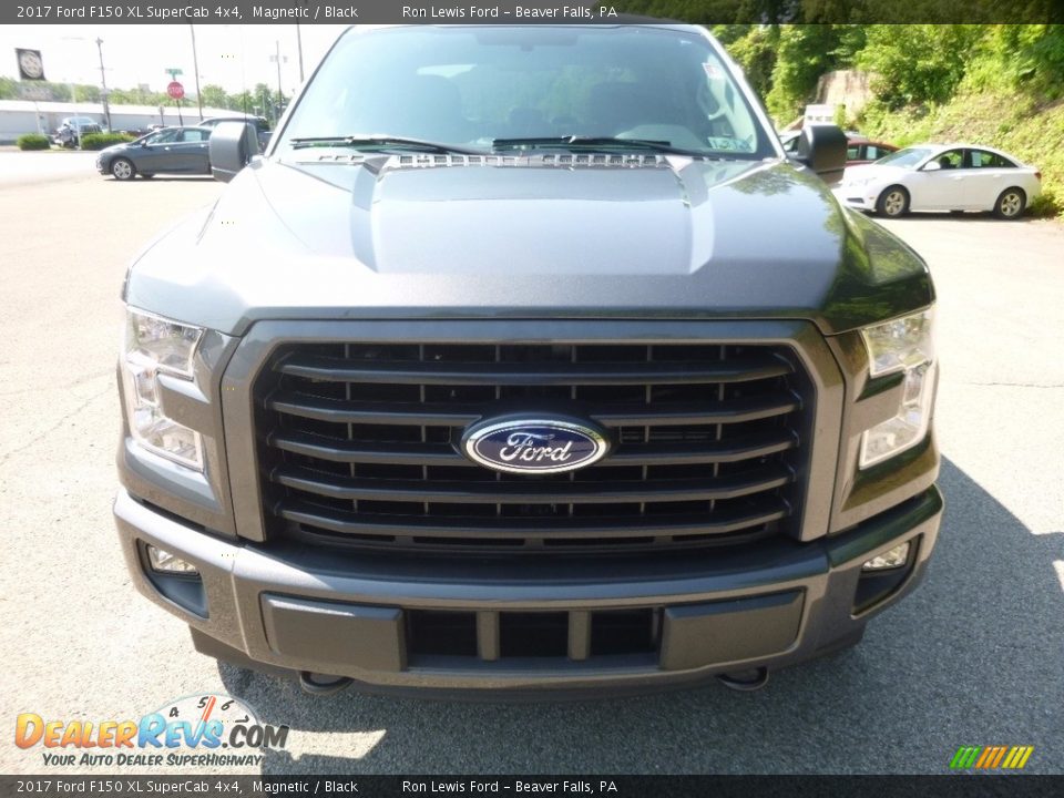 2017 Ford F150 XL SuperCab 4x4 Magnetic / Black Photo #7