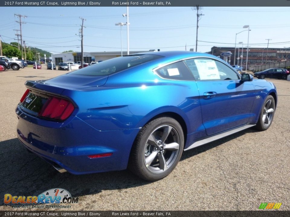 2017 Ford Mustang GT Coupe Lightning Blue / Ebony Photo #2