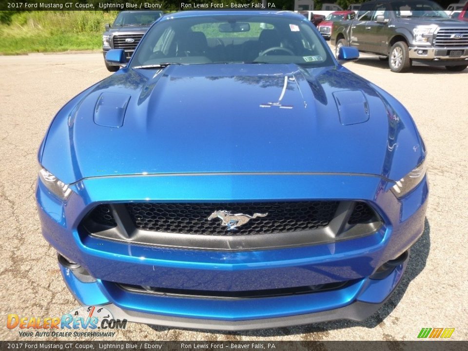 2017 Ford Mustang GT Coupe Lightning Blue / Ebony Photo #8