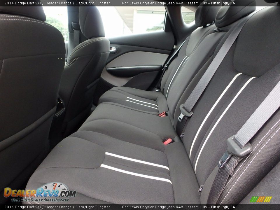 2014 Dodge Dart SXT Header Orange / Black/Light Tungsten Photo #11