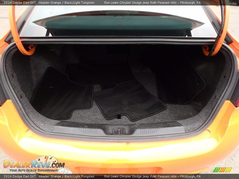 2014 Dodge Dart SXT Header Orange / Black/Light Tungsten Photo #13