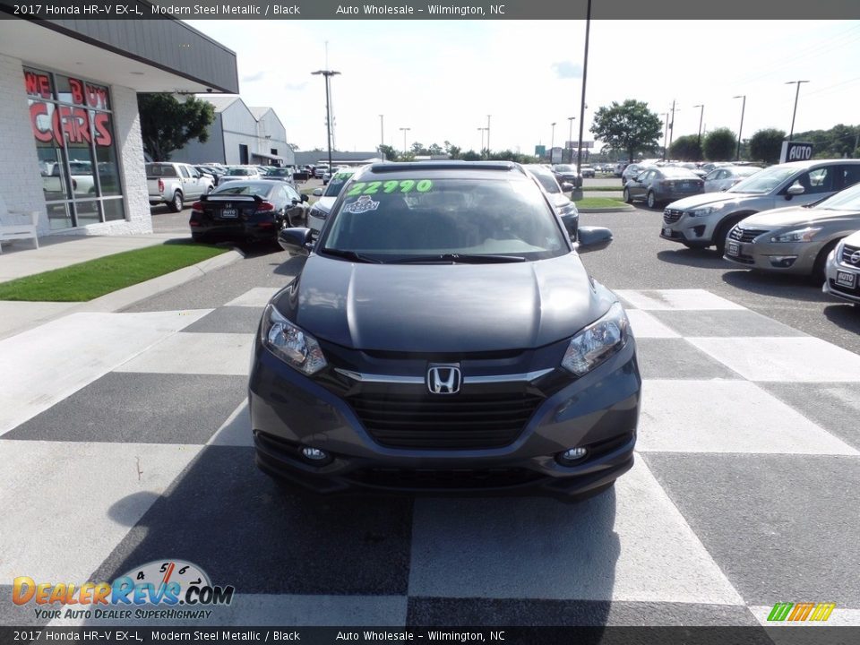 2017 Honda HR-V EX-L Modern Steel Metallic / Black Photo #2