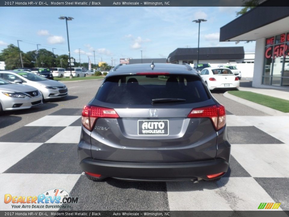 2017 Honda HR-V EX-L Modern Steel Metallic / Black Photo #4