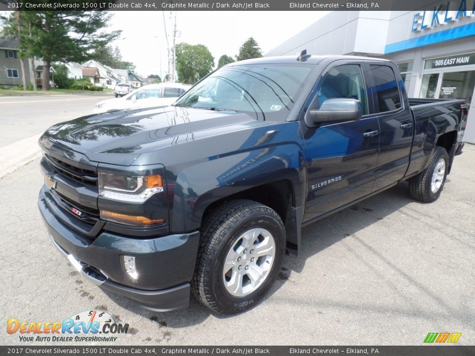 2017 Chevrolet Silverado 1500 LT Double Cab 4x4 Graphite Metallic / Dark Ash/Jet Black Photo #1