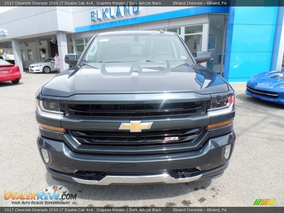 2017 Chevrolet Silverado 1500 LT Double Cab 4x4 Graphite Metallic / Dark Ash/Jet Black Photo #2