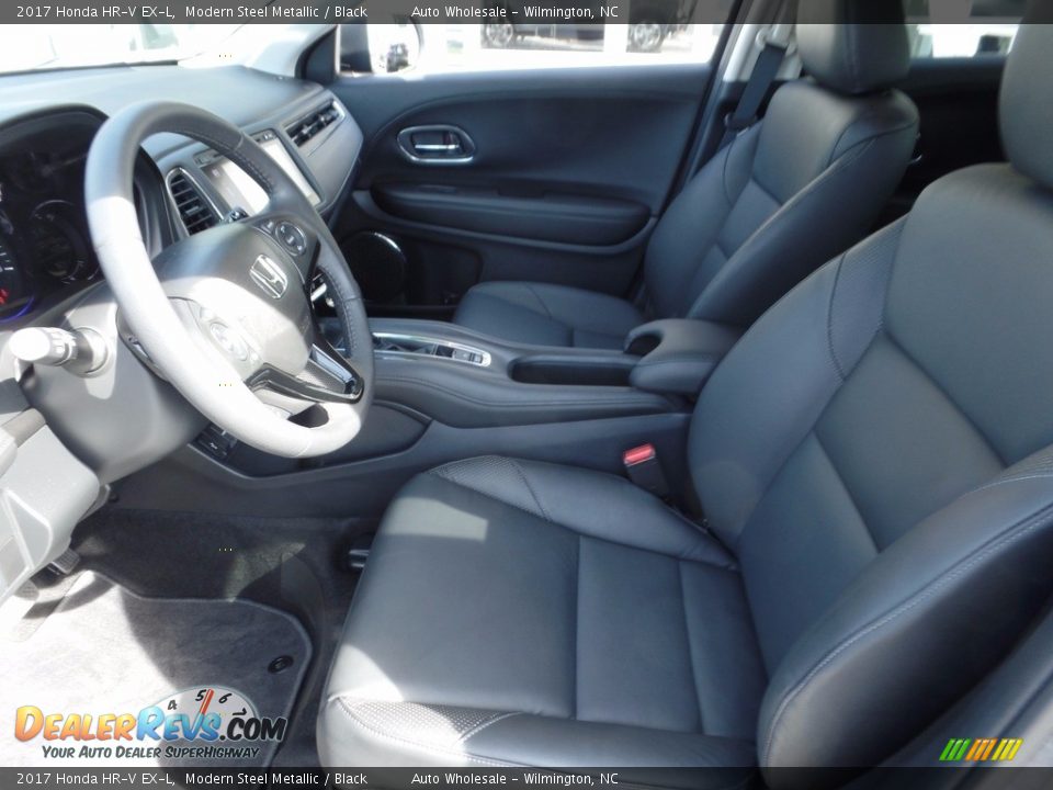 2017 Honda HR-V EX-L Modern Steel Metallic / Black Photo #10