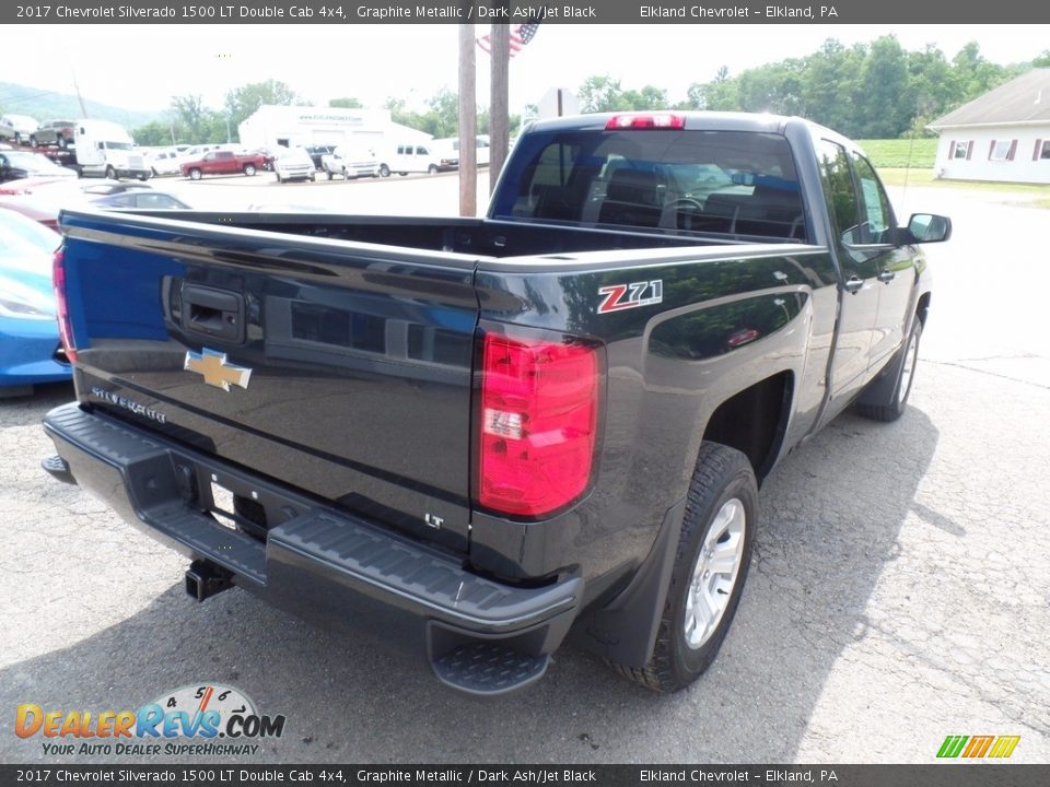 2017 Chevrolet Silverado 1500 LT Double Cab 4x4 Graphite Metallic / Dark Ash/Jet Black Photo #5
