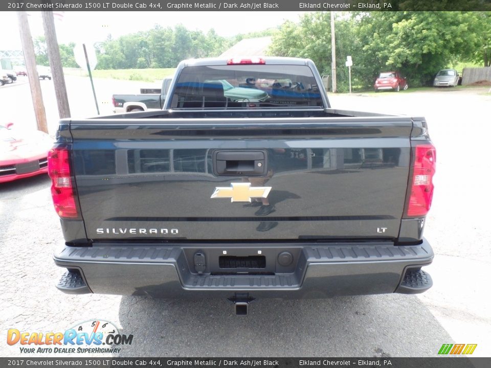 2017 Chevrolet Silverado 1500 LT Double Cab 4x4 Graphite Metallic / Dark Ash/Jet Black Photo #6