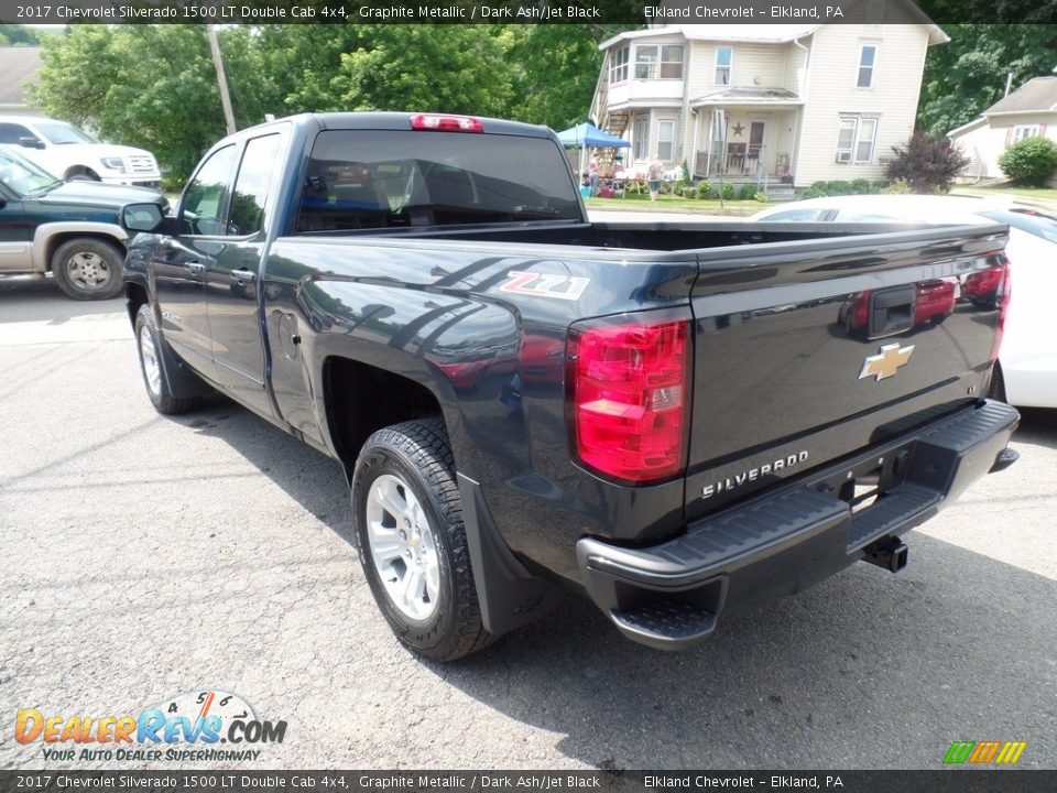 2017 Chevrolet Silverado 1500 LT Double Cab 4x4 Graphite Metallic / Dark Ash/Jet Black Photo #7