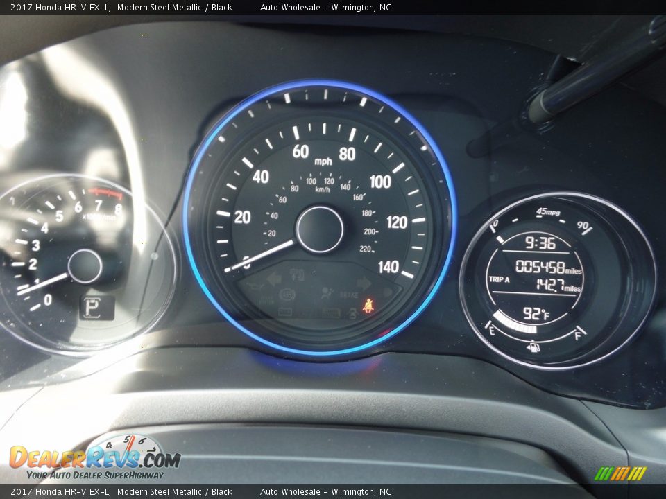 2017 Honda HR-V EX-L Modern Steel Metallic / Black Photo #16