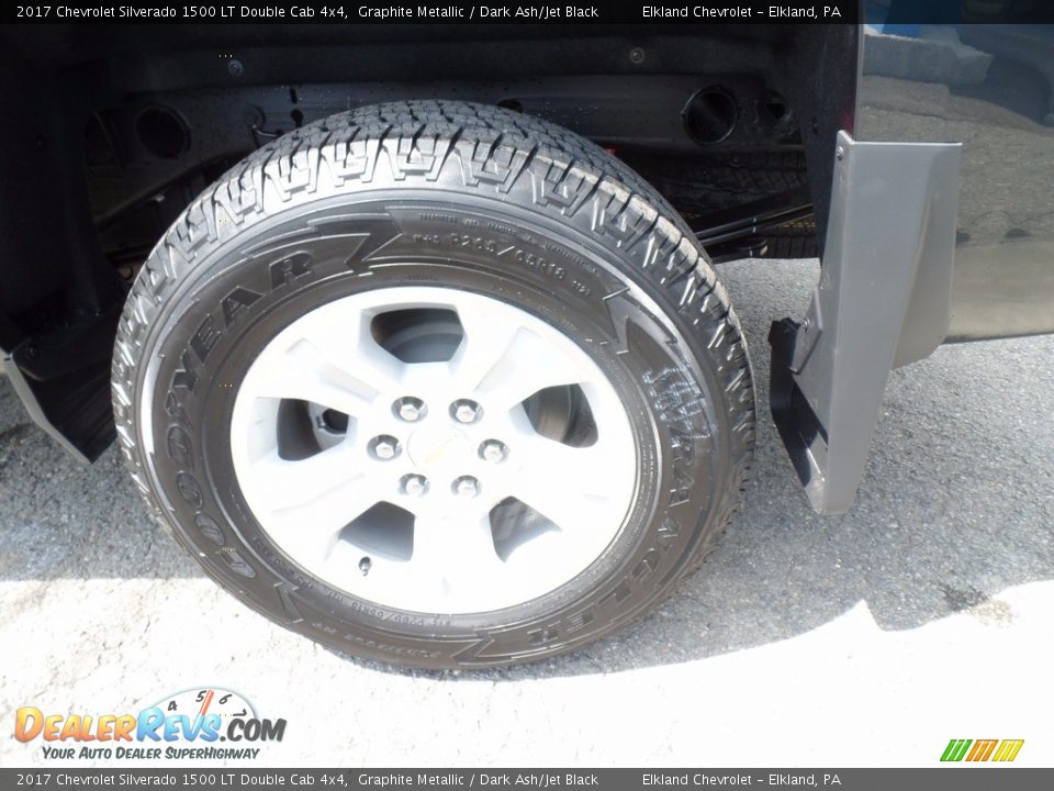2017 Chevrolet Silverado 1500 LT Double Cab 4x4 Graphite Metallic / Dark Ash/Jet Black Photo #9