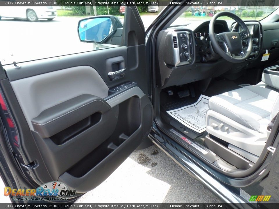 2017 Chevrolet Silverado 1500 LT Double Cab 4x4 Graphite Metallic / Dark Ash/Jet Black Photo #13