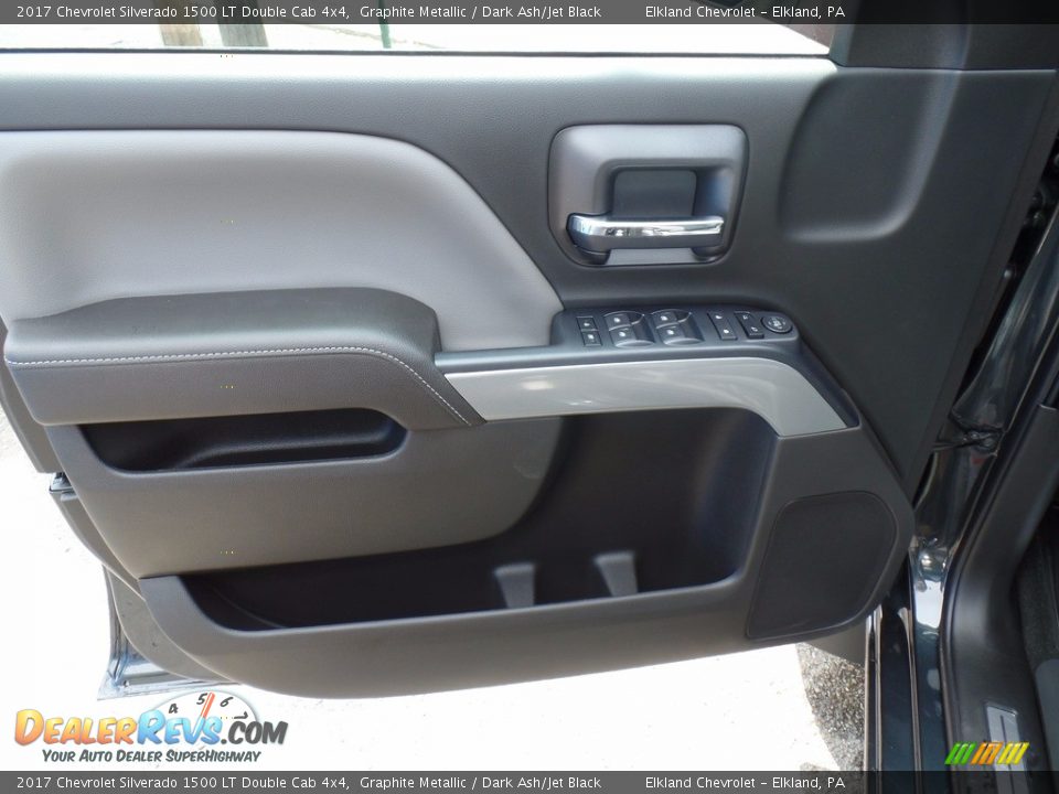 2017 Chevrolet Silverado 1500 LT Double Cab 4x4 Graphite Metallic / Dark Ash/Jet Black Photo #14