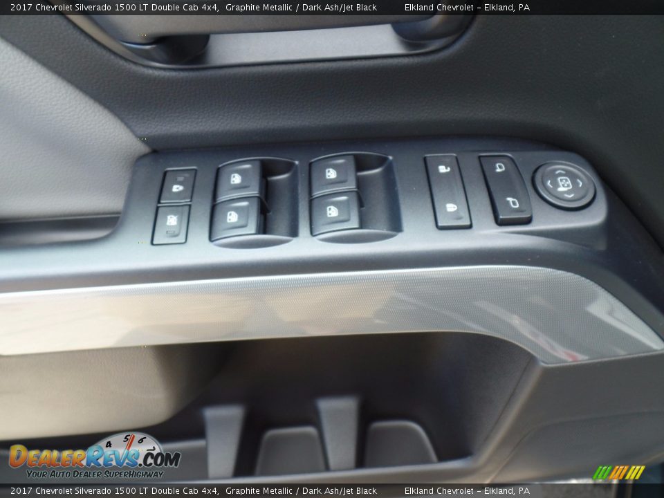 2017 Chevrolet Silverado 1500 LT Double Cab 4x4 Graphite Metallic / Dark Ash/Jet Black Photo #15