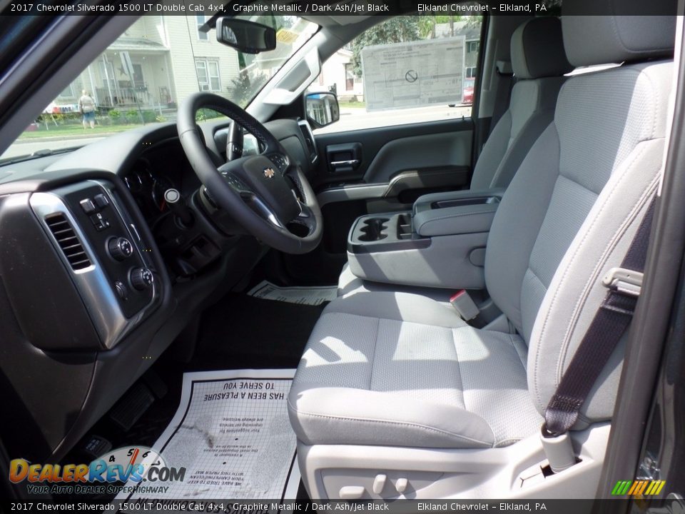 2017 Chevrolet Silverado 1500 LT Double Cab 4x4 Graphite Metallic / Dark Ash/Jet Black Photo #16