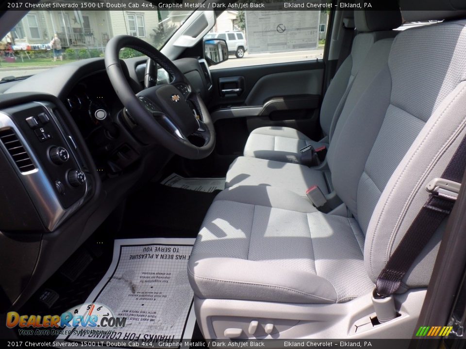 2017 Chevrolet Silverado 1500 LT Double Cab 4x4 Graphite Metallic / Dark Ash/Jet Black Photo #17