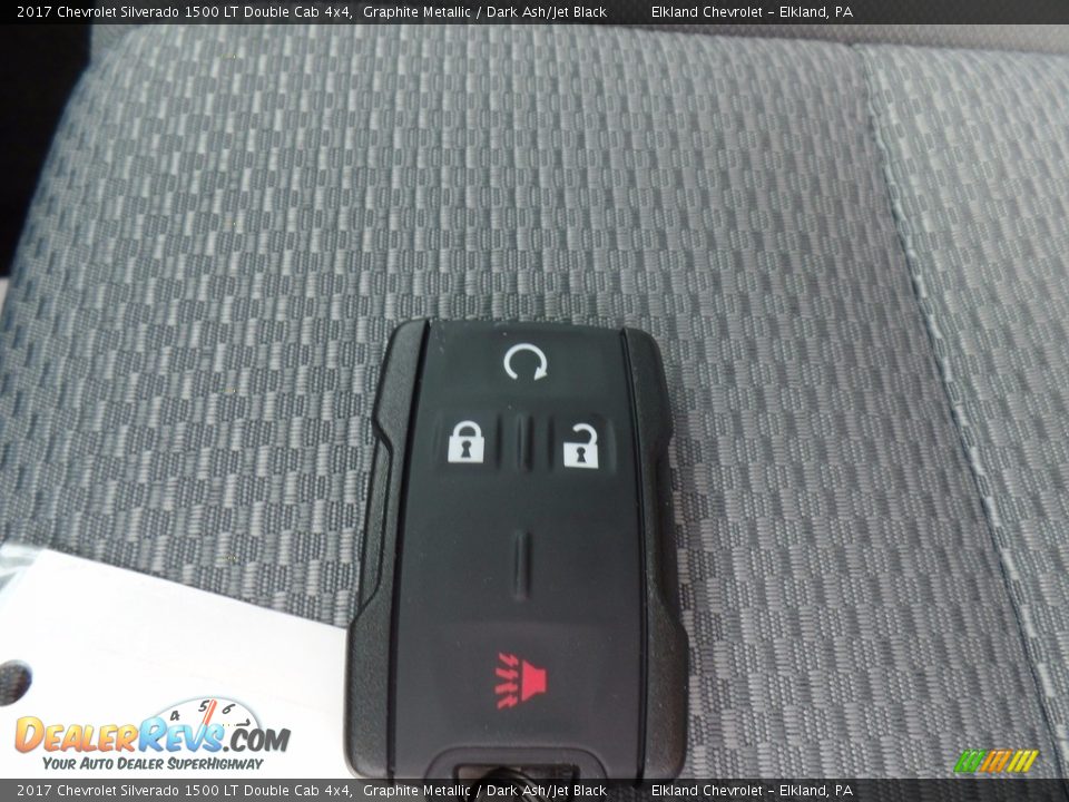 2017 Chevrolet Silverado 1500 LT Double Cab 4x4 Graphite Metallic / Dark Ash/Jet Black Photo #18