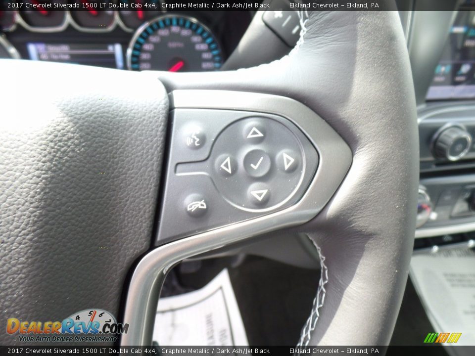 2017 Chevrolet Silverado 1500 LT Double Cab 4x4 Graphite Metallic / Dark Ash/Jet Black Photo #22