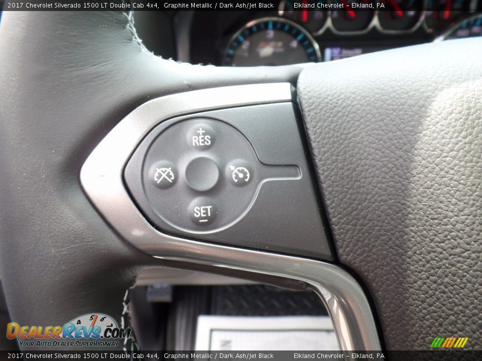 2017 Chevrolet Silverado 1500 LT Double Cab 4x4 Graphite Metallic / Dark Ash/Jet Black Photo #23